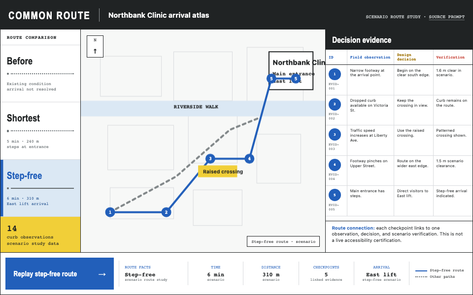 Portfolios and Agencies preview for Accessible Wayfinding Decision Atlas